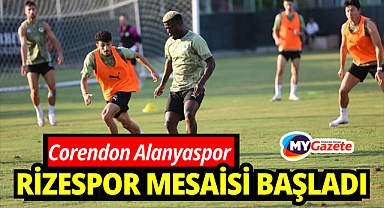 Alanyaspor, Çaykur Rizespor maçı hazırlıklarına başladı
