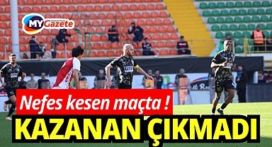 Alanyaspor, konuk ettiği Fatih Karagümrük ile 2-2 berabere kaldı