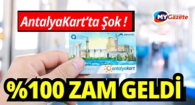 Antalya’da AntalyaKart’a zam! İşte yeni zam ücreti! 