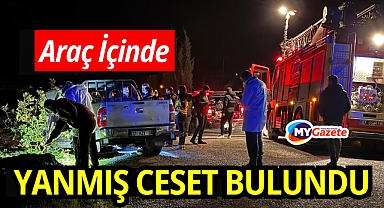 Antalya'da araç içinde yanmış ceset bulundu