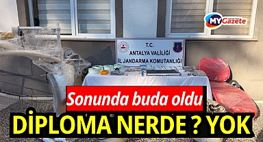 Antalya'da diplomasız kaçak diş tedavisi yapan şüpheliye operasyon