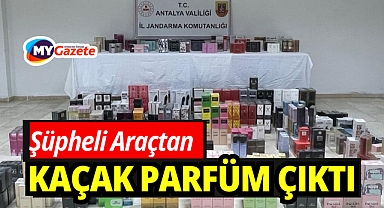 Antalya'da jandarmadan kaçak parfüm operasyonu