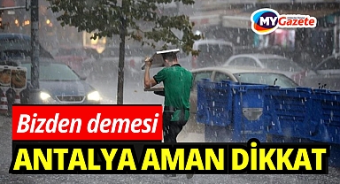 Antalyalılar aman dikkat 7 ocak hava durumu nasıl ? Yağmur var yağacak mı?