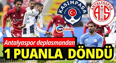 Antalyaspor deplasmandan 1 puanla dönüyor!