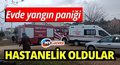 Bacadan düşen kıvılcımdan yangın çıktı: 4 kişi dumandan etkilendi