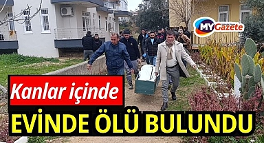 Evinde karnından vurulmuş halde ölü bulundu