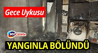 Gece uykusu yangınla bölündü!