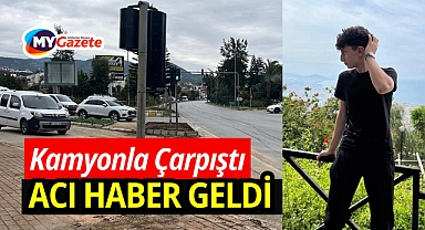 Kamyonla Çarpışan Motosikletli Genç Hayatını Kaybetti