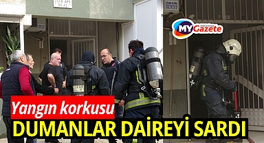 Kepez’de yangın korkusu: aile can havliyle dışarı çıktı
