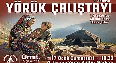 Muratpaşa Belediyesi Yörük Çalıştayı banneri