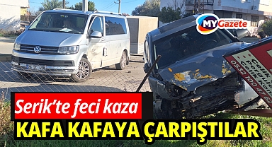 Otomobil ile minibüs çarpıştı: 1 yaralı