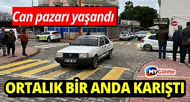 Otomobil ile motosiklet çarpıştı: 2 yaralı