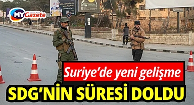 SDG'ye son şans verilmişti, süre 9'da doldu