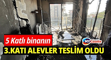 Alanya'da korkutan yangın