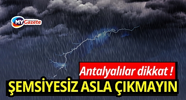 Antalya 12 şubat 2026 hava durumu nasıl? Yağmur varmı, ilçelerde hava durumu ?