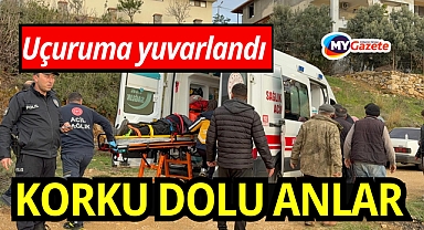 Antalya'da motosiklet uçuruma yuvarlandı: 2 yaralı