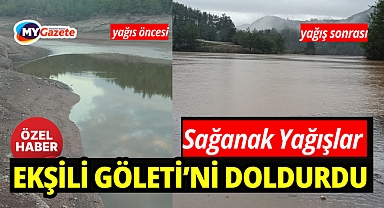 Antalya’da sağanak yağışlar kuruyan göletlere can suyu oldu
