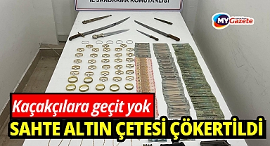 Antalya’da sahte altın operasyonu