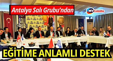 Antalya Salı Grubu'ndan eğitime anlamlı destek. TEV'e 2 milyon TL'lik yeni bağış.