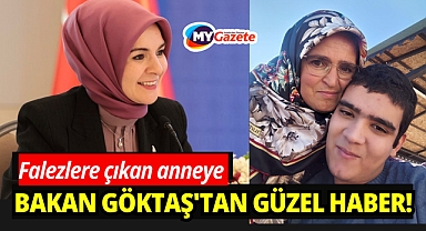 Bakan Göktaş devreye girdi: Antalya'da  falezlere çıkan anneye güzel haber!