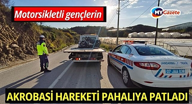 Çocuklar motosikletle akrobasi yaptılar: Okkalı bir ceza yediler!