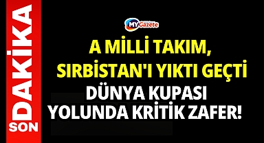 Dünya Kupası yolunda kritik zafer! A Milli Takım, Sırbistan'ı yıktı geçti