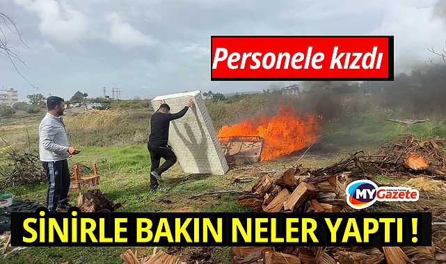 Eşyaları temiz kullanmayan personele sinirlendi: Bakın ne yaptı! 