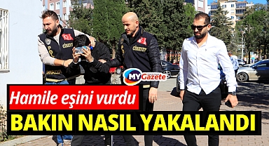 Hamile eşini silahla yaralayan şahıs adliyeye sevk edildi