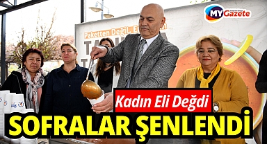 Kadın kooperatiflerinden tarhana ikramı