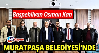 Muratpaşa Belediyesi, Başpehlivan Osman Kan ile sözleşme imzaladı