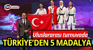 13. Uluslararası Türkiye Açık Taekwondo Turnuvası'nd Türkiye'den 5 madalya
