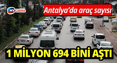  2026 yılında trafiğe kayıtlı araç sayısı 1 milyon 694 bini aştı
