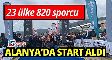 23 ülkeden 820 sporcu Alanya Ultra Trail için start aldı
