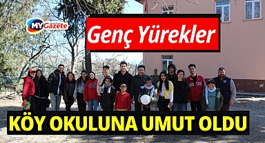 Akdeniz üniversite öğrencileri köy okulunu yeniledi