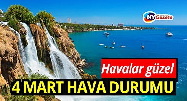 Antalya 4 mart hava nasıl olacak? Havalar ısınıyor mu, bugün hava açık mı?
