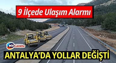 Antalya’da 9 ilçede ulaşım alarmı: 17 noktada kontrollü geçiş
