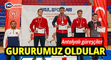Antalyalı güreşçiler, Niğde'den derecelerle döndüler!