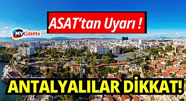 ASAT’tan su kesintisi ve basınç düşüklüğü uyarısı