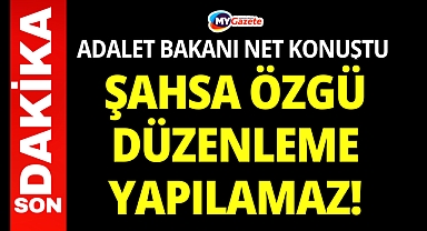 Bakan Gürlek'ten 'Umut hakkı' açıklaması: Şahsa özgür düzenleme yapılamaz!