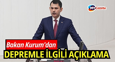 Bakan Kurum'dan Denizli'deki depremle ilgili açıklama