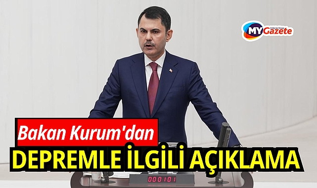 Bakan Kurum'dan Denizli'deki depremle ilgili açıklama