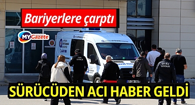 Bariyerlere çarpan motosikletli hayatını kaybetti