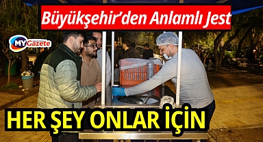 Büyükşehir'den sınav haftası boyunca sıcak çorba ikramı