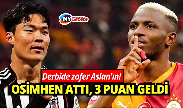 Derbide zafer Aslan'ın! Osimhen attı, 3 puan geldi.