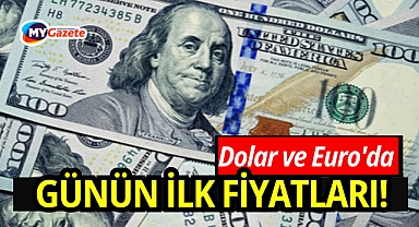 Dolar ve Euro'da günün ilk fiyatları!