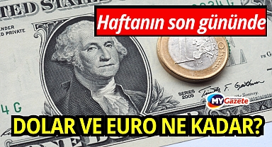 Haftanın son gününde serbest piyasada döviz fiyatları!