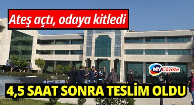 Kaymakamlık binasında ateş açarak kendini odaya kilitleyen şahıs teslim oldu