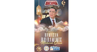 Antalya Esnaf ve Sanatkarlar Derneği Ramazan Bayramı kutlama banneri 
