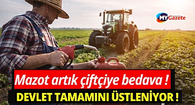 Mazot artık çiftçiye bedava: Devlet tamamını üstleniyor