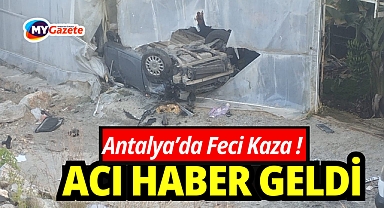 Otomobil muz serasına devrildi: Kazada acı haber geldi!